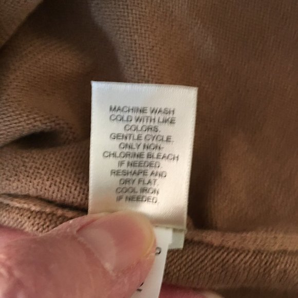 NWT 🎁 J. Jill Light Brown Y2K Baroque Cardigan - Picture 14 of 14
